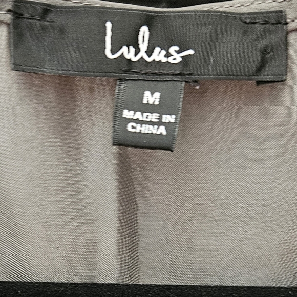 Lulus Ain't It Grand Olive Green Satin Surplice Romper size Medium - Picture 9 of 15